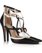 Oscar de la Renta Marlene Leather Pumps - Lyst