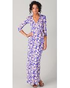 Diane von Furstenberg Abigail Wrap Maxi Dress - Lyst