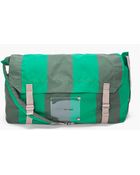Marc By Marc Jacobs Green Striped Flasher Messenger Bag - Lyst