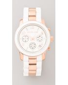 Michael Kors Runway Time Teller Watch - Lyst