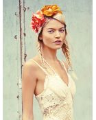 Free People Floral Braided Headdress - Lyst