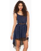 Nasty Gal Teachers Pet Dress - Navy - Lyst