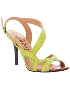 Lanvin Leather Sandal - Lyst