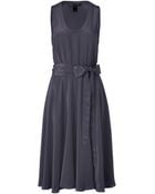 Marc By Marc Jacobs Nine Iron Belted Silk Dress - Lyst