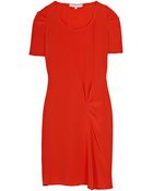 Vanessa Bruno Gathered Shoulder Dress - Lyst
