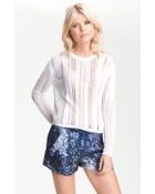 Edun Drop Stitch Stripe Sweater - Lyst