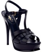 Saint Laurent Tribute Sandal - Lyst