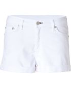 Rag & Bone Bright White Cuff Shorts - Lyst