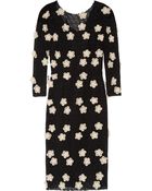 Dolce & Gabbana Flowerappliquéd Cottonlace Dress - Lyst