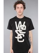 Wesc The Overlay Tee in Black - Lyst