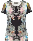 Preen By Thornton Bregazzi Scuba Printed Jersey T- shirt - Lyst