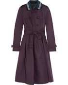 Burberry Prorsum Belted Linen and Cottonblend Trench - Lyst