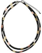 Topshop Metal Section Necklace - Lyst
