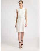Jil Sander Pleated Dress - Lyst