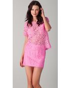 Jenni Kayne Double Pocket Lace Tee - Lyst