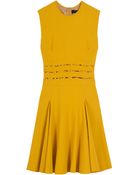 Elie Saab Shrt Sl Drs W Lace Insert 17 - Lyst