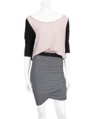 Mason by Michelle Mason Contrast Combo Dress - Lyst
