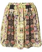 Topshop Premium Intricate Bug Skirt - Lyst