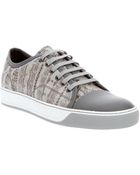 Lanvin Leather Trainer - Lyst