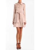 Tibi Draped Trench - Lyst