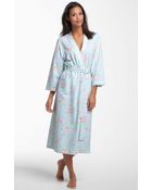 Carole Hochman Designs Cottage Rose Blooms Robe - Lyst