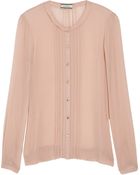 By Malene Birger Isalla Silkchiffon Blouse - Lyst