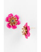 Kate Spade Moms The Word Posey Park Earrings - Lyst