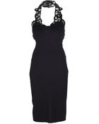 Ermanno Scervino Lace Halter Dress - Lyst
