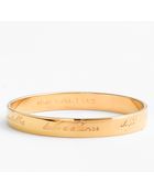 Kate Spade Idiom Thin Bangle - Lyst