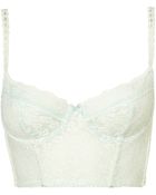 Topshop Mint Leafy Lace Bralet - Lyst