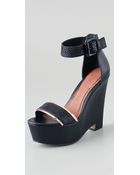 Elizabeth And James Sibil Wedge Platform Sandals - Lyst