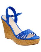 J.Crew Bette Suede Platform Wedges - Lyst