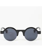 Nasty Gal Spitfire Topped Circle Shades - Lyst