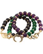 Belle Noel Set Of Three Bracelets - Lyst