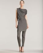 Donna Karan New York Draped Scarf Tunic - Lyst