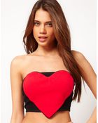 ASOS Collection Asos Heart Bustier - Lyst