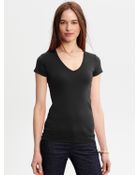 Banana Republic V-Neck Timeless Tee - Lyst