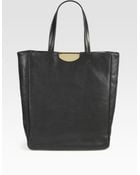 Maison Martin Margiela Large Leather Tote Bag - Lyst