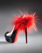 Christian Louboutin Lady Fox-heel Platform Slingback - Lyst