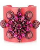Emilio Pucci Plexiglass and Crystal Cuff - Lyst