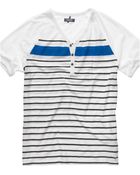 Kenneth Cole Reaction Short Sleeve Striped Henley - Lyst