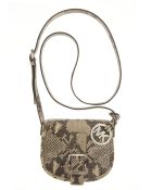Michael Kors Reptile Small Saddle Bag - Lyst