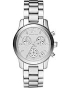 Michael Kors Chronograph Stainless Steel Bracelet 33mm - Lyst