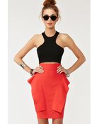 Nasty Gal Perfect Peplum Skirt - Lyst