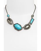 Alexis Bittar Elements Stone Link Necklace - Lyst