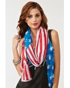 Nasty Gal Stars Stripes Scarf - Lyst