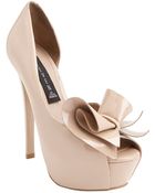 Steve Madden Rosale Peep Toe Platform Pumps - Lyst