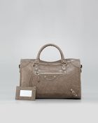 Balenciaga Giant 12 Nickel City Bag Gris Poivre - Lyst