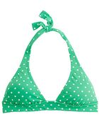 J.Crew Polkadot Triangle Halter Top - Lyst