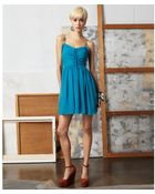 Doo. Ri Sleeveless Sweetheart Ruched Ruffle A Line - Lyst
